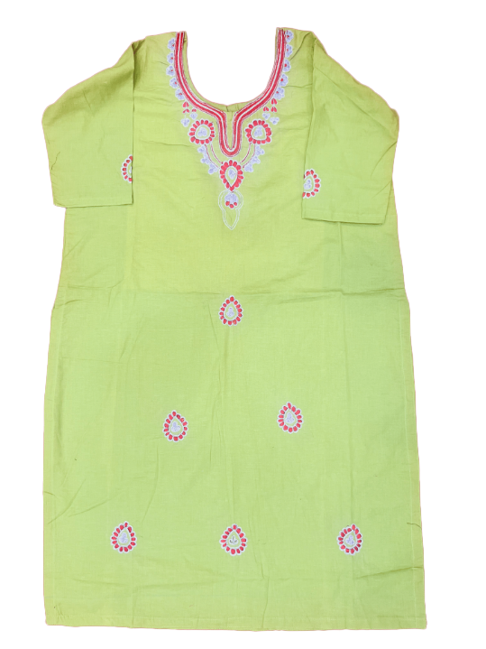 Medium Spring Bud Suit With Zari Work