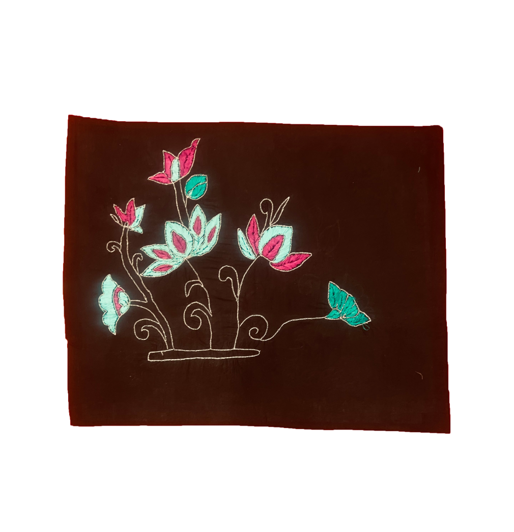 Dark Enfield Brown Suit With Zari Work